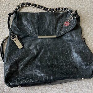MAKOWSKY shoulder bag Dark grey leather bag Women's bags